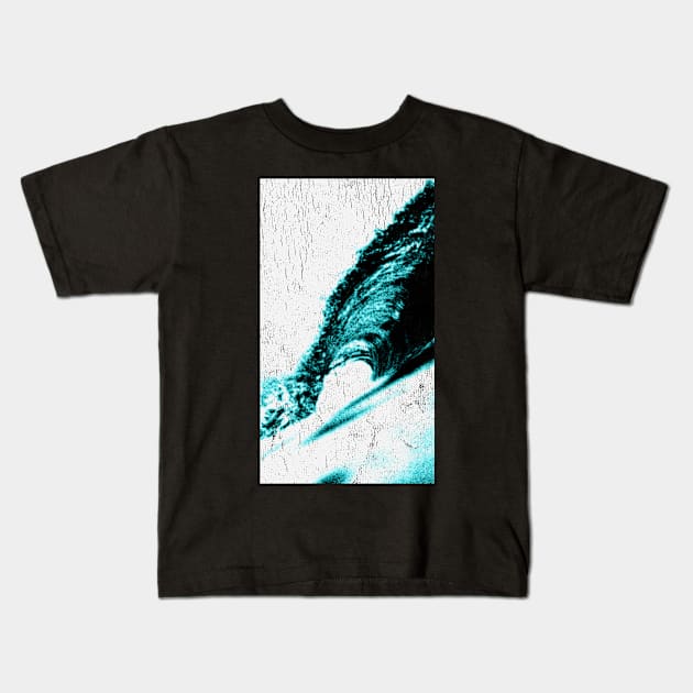 born to surf Kids T-Shirt by Snapdragon